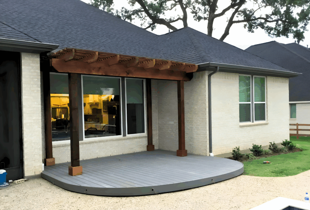 Pergola and deck builders. Cheap. Small
