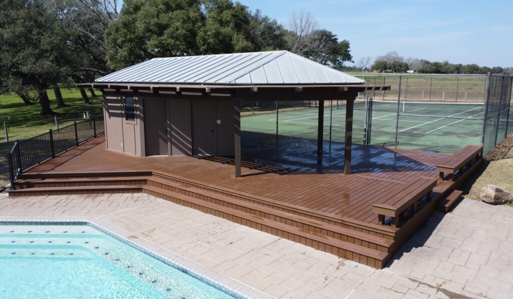 Pool pavilion contractors. Carpenters near me