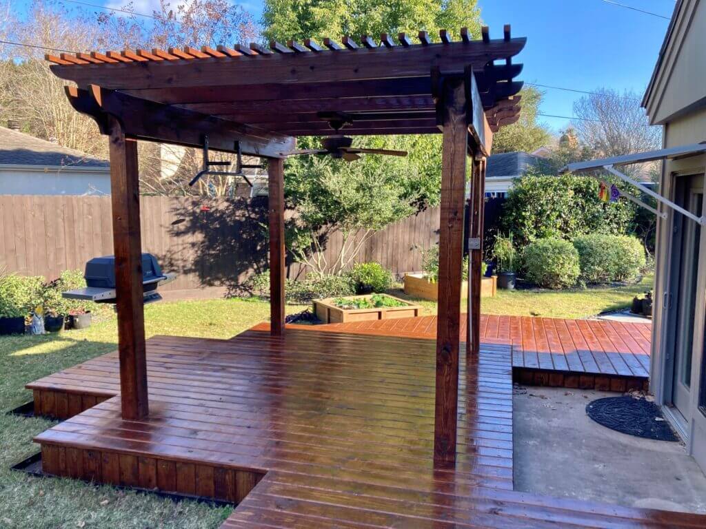 Wood Pergola | Wood Deck Construction Company in The Woodlands